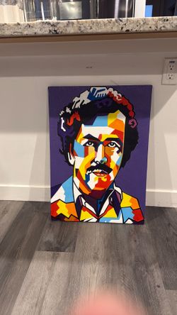 Colombian Painting of Pablo Escobar