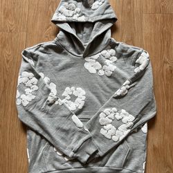 Grey Large Denim Tears Hoodie