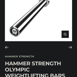 Hammer Strength 28mm 20kg Olympic Weightlifting Bar