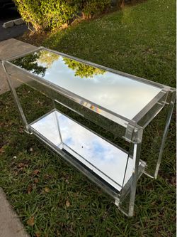 Lucited Entry Table