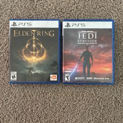 PS5 Games (Elden Ring & Jedi Survivor)