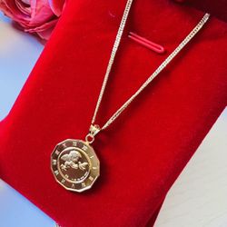 18K REAL GOLD NECKLACE