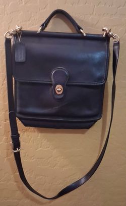 Coach Black Leather Crossbody Bag