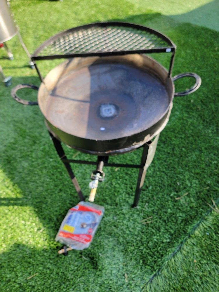 Cooking Disc Blade Discada Skillet BBQ Saj Bread Outdoor Wok Pan with LEGS