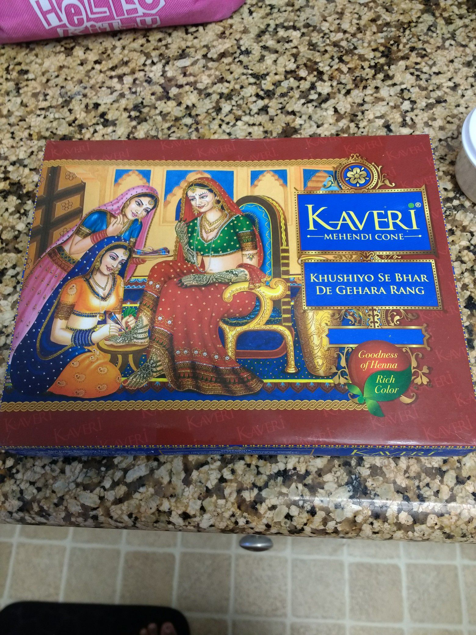 Kaveri henna con all box