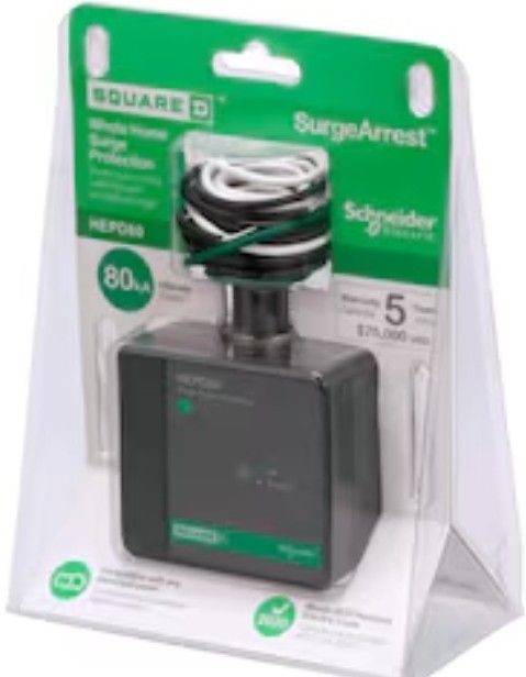 Square D WHOLE HOME Surge Protector HEPD80