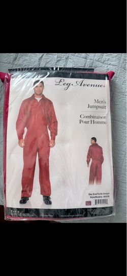 Leg Avenue Men's Red Jumpsuit Costume