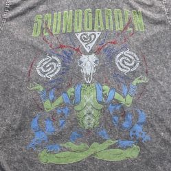 Soundgarden Preowned Large Tie Dye T-shirt