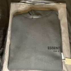 Black Essential Hoodie 