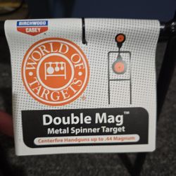 Double Mag Metal Spinner Target up to 44 Magnum