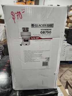 Glacier Bay Turbo Grind Premier 3/4 hp Continuous Feed Garbage Disposal with Power Cord