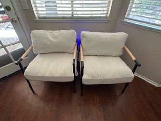 Cushioned accent chairs