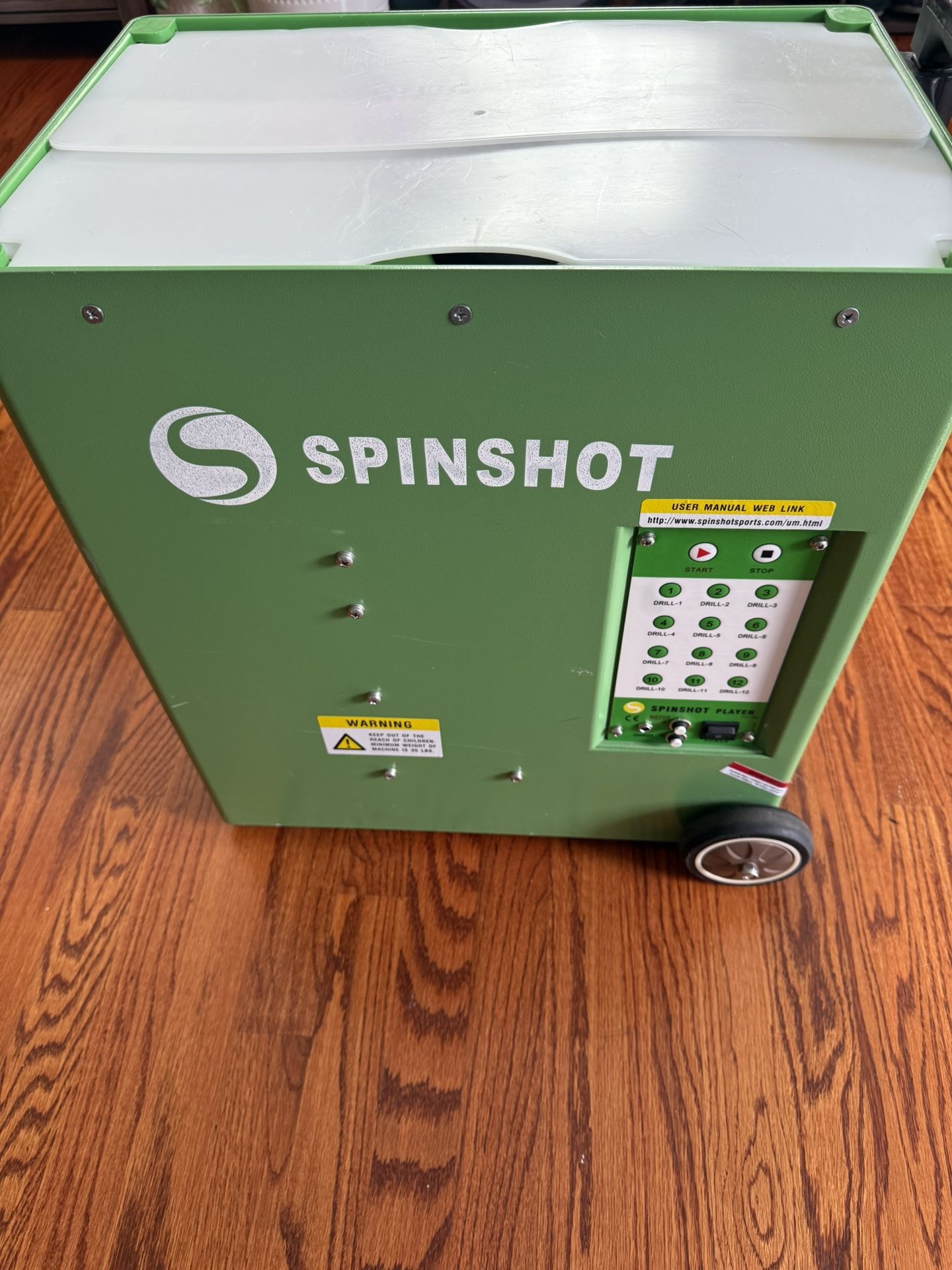 Spinshot Player Tennis Ball Machine - Barely Used