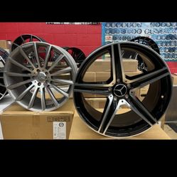 Mercedes 19” New Amg Styie Rims New Tires Set