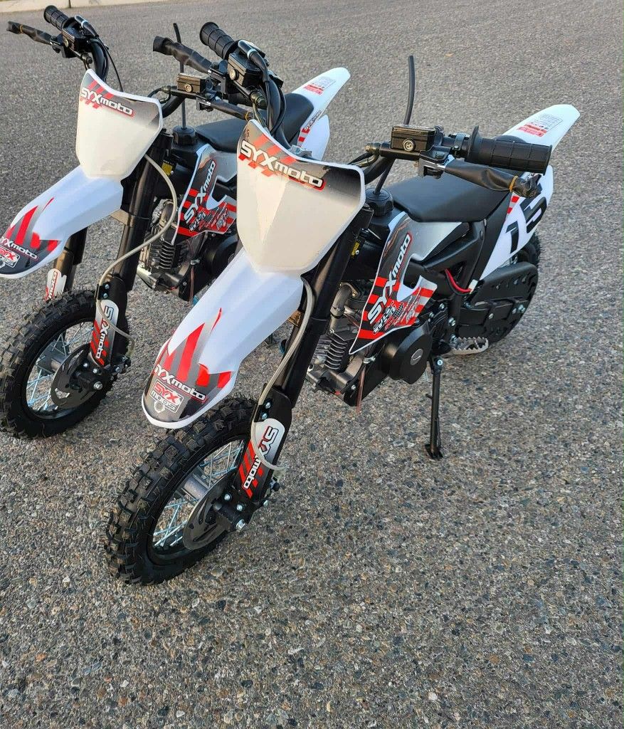 Dirt Bike Brand New All Gas ⛽️ 60cc Automatic For Kids 2 Keys 🔑 Push Start Real motorcycle Engine 