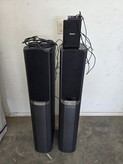 Sony Tower Surround Sound Speakers