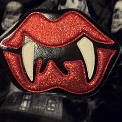 Vampire Mouth Mini Crossbody Bag 