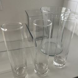 Glass Flower Vases 