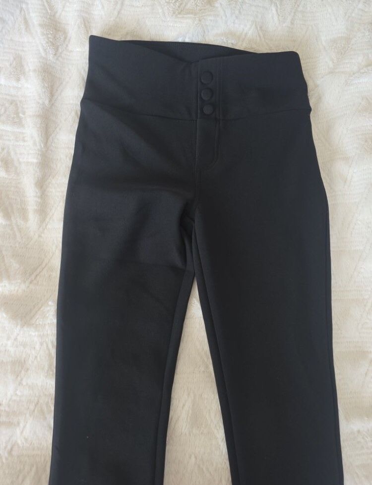 Black Pull Up Pants 