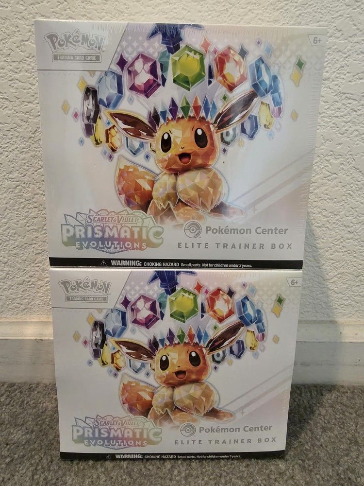 Prismatic Evolutions Pokemon Center Exclusive ETB Elite Trainer Box