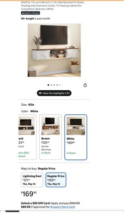 Wall Mounted TV stand