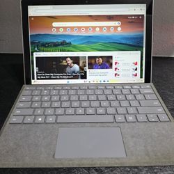 MICROSOFT SURFACE PRO 6
i5 - 8250u CPU
WINDOWS 11
25H2 UPDATED
256GB SSD
8GB RAM
WEBCAM FRONT AND BACK
DETACHABLE BACKLIT KEYBOARD
EXELLENT BATTERY LI