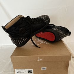 Men’s black Christian Louboutin size 44  (11US) Great Condition 