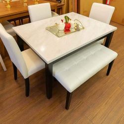 White Top Dining Set 
