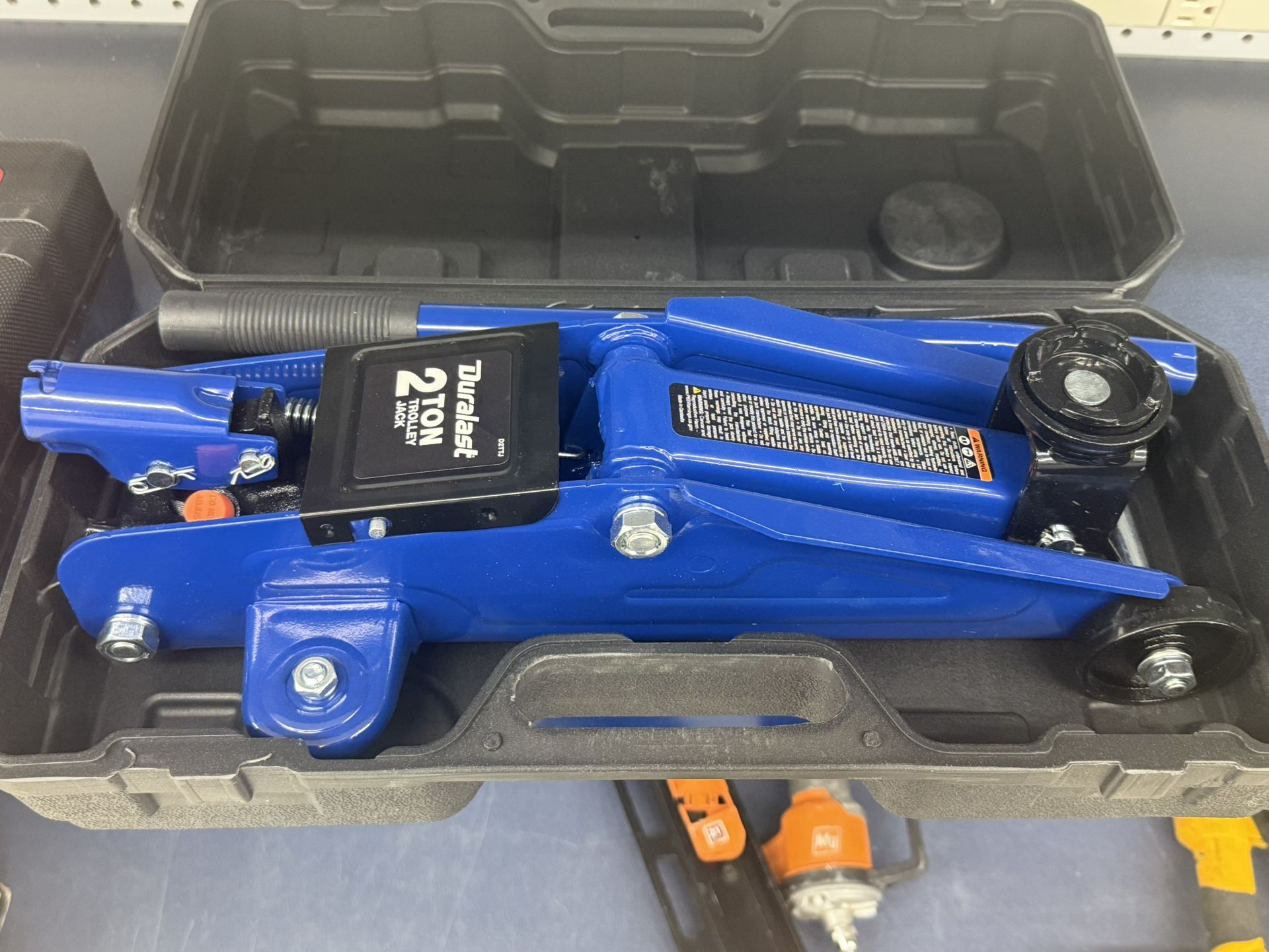 Duralast 2 Ton Trolley Jack w/ Case – $39