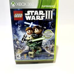 Lego Star Wars 3 The Saga Continues Xbox 360 Platinum Hits