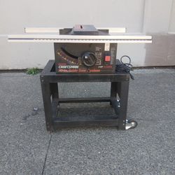 Craftsman table saw.