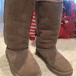 UGG Boots Australian Sheepskin Wool Suede Upper Mid Calf Short Classic Nonslip