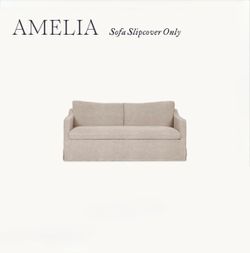84” Six Penny Amelia Sofa Slip Cover