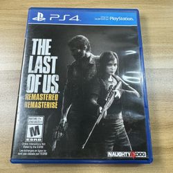 PS4 The Last Of Us Remastered 