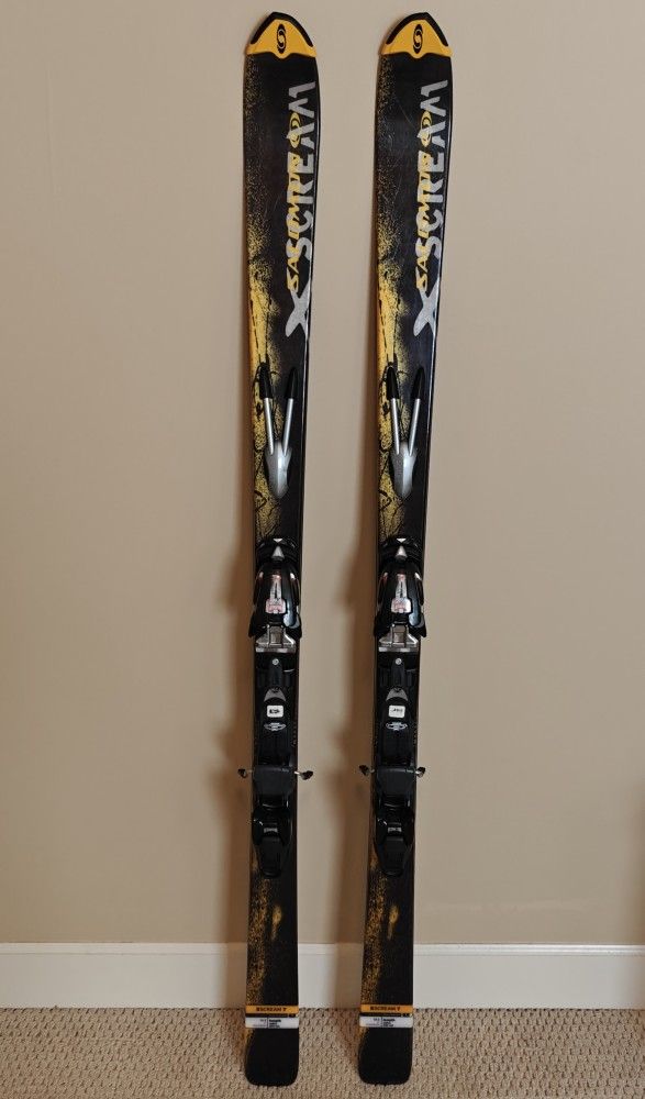 Salomon X Scream Skis, W/ Marker M62 Bindings, 163cm