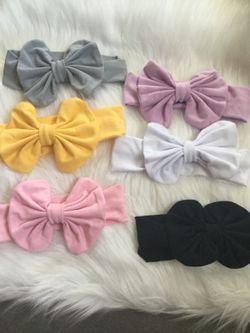 Baby girl bow headband