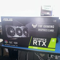 RTX 3080 ASUS Tuf Gaming Gpu 10gig