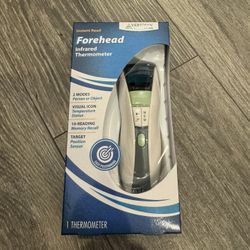 Veridian 09-349 Non-contact Infrared Digital Thermometer, 1-second Readout, Backlit Display, Measures Body and Object/Liquid Temperatures, Memory Reca