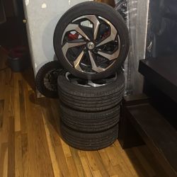Tire Size 205/45/16 Brand New Tires!!!4 Lugs Fit A Honda Civic Or Anything That’s 4 Lugs Negotiable!!!!!!