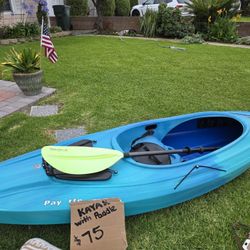 10 Ft.  KAYAK WITH PADDLE