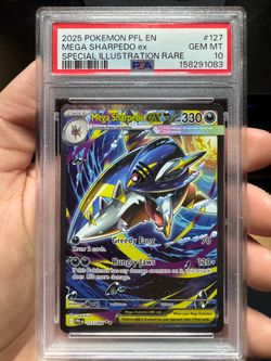 Mega Sharpedo EX #127 PSA 10 Fs/Ft