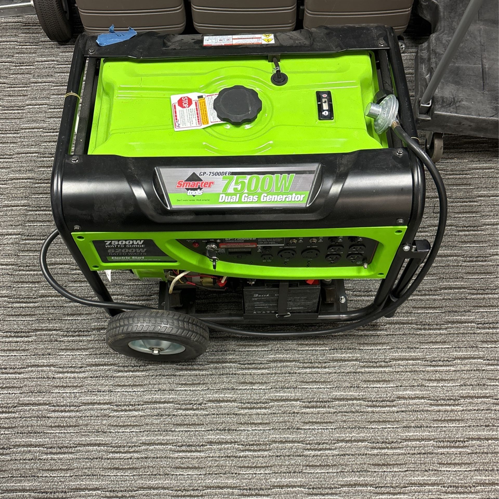 7500W Dual Gas Generator