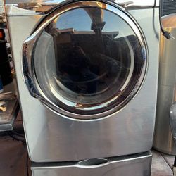 Samsung Washer And Gas Dryer With Pedestal 