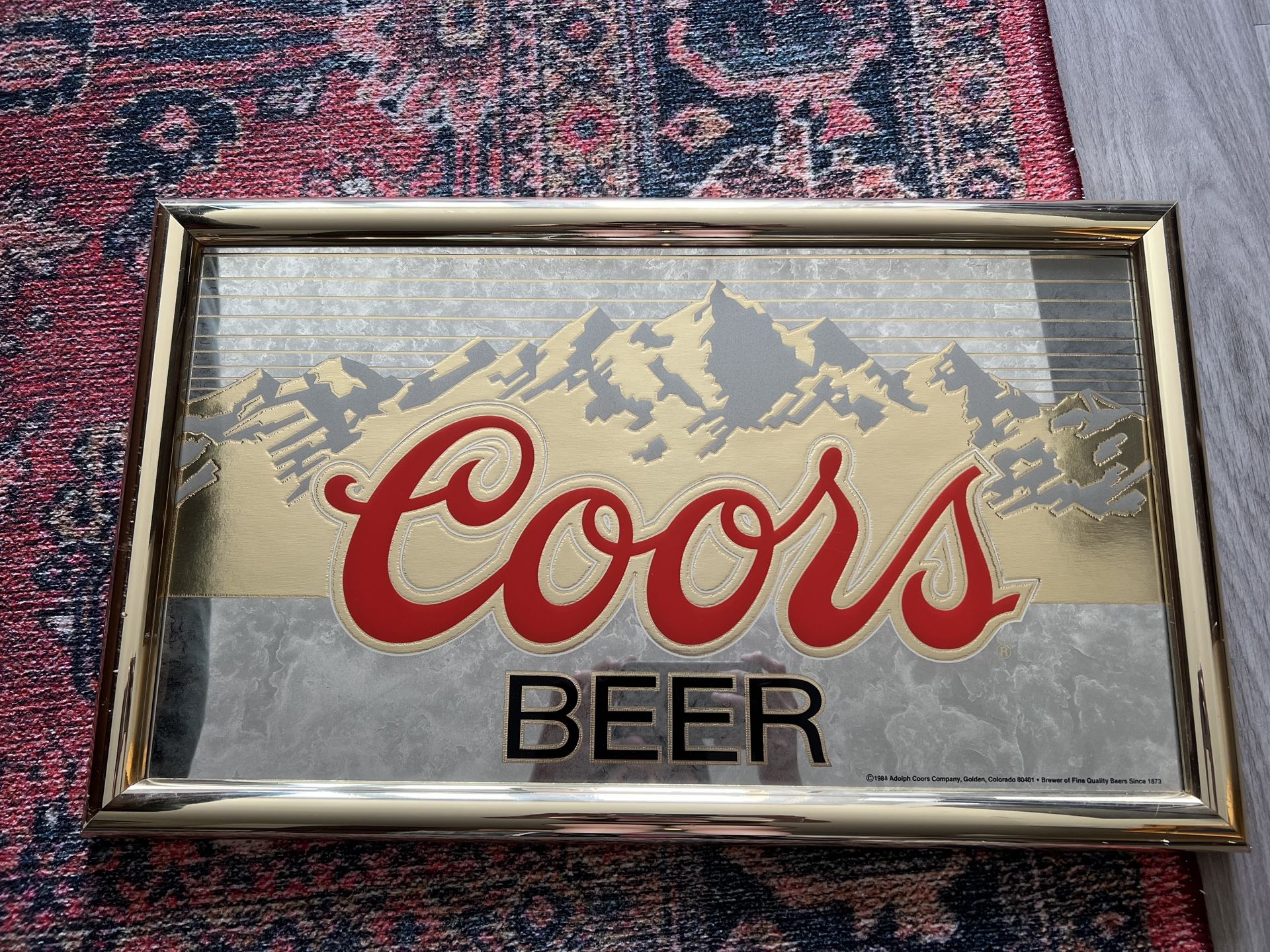 Vintage Coors Beer sign