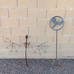 Rusty Metal Yard Decor