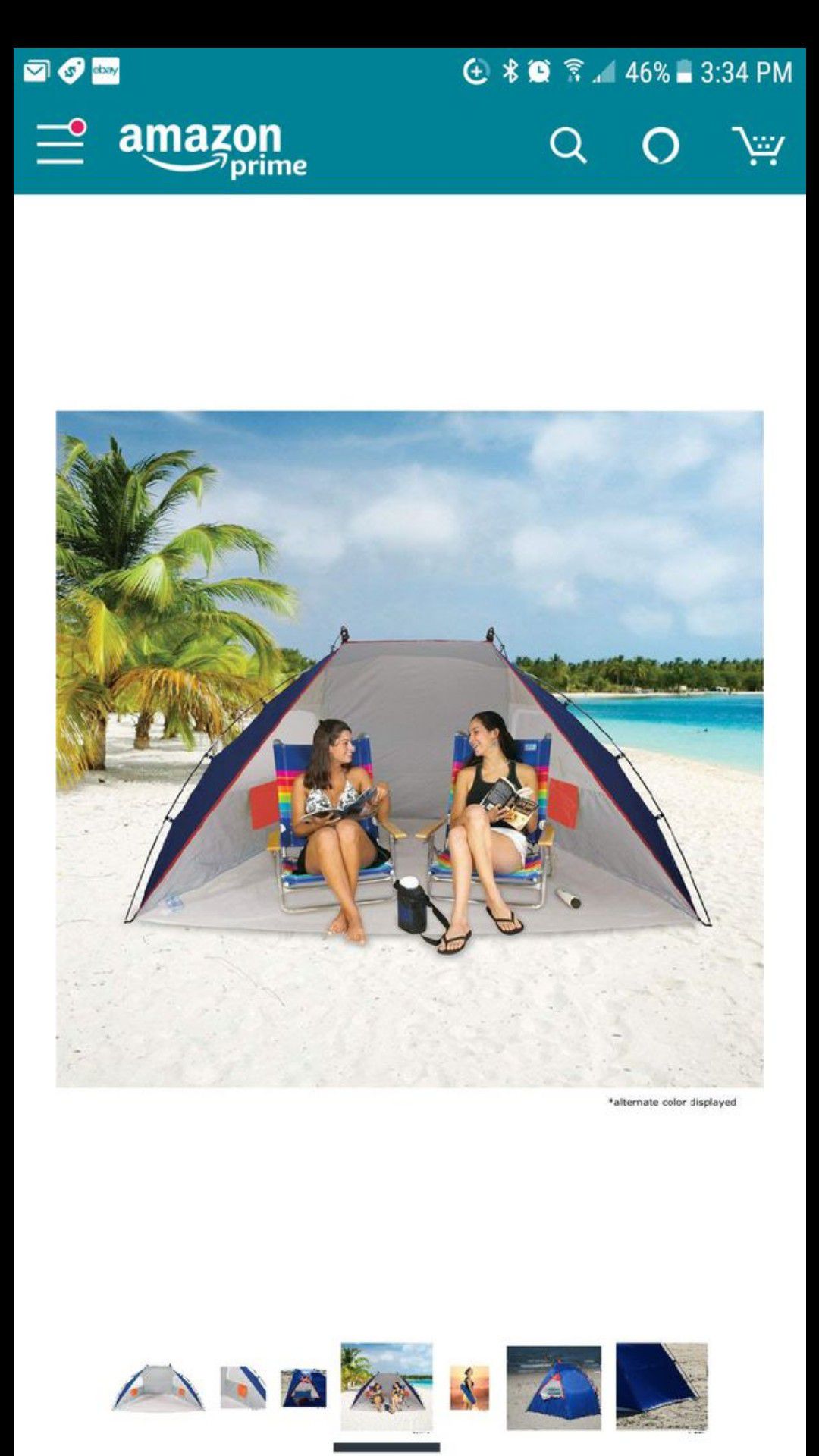 NEW Rio Beach Portable Sun Tent and Shelter