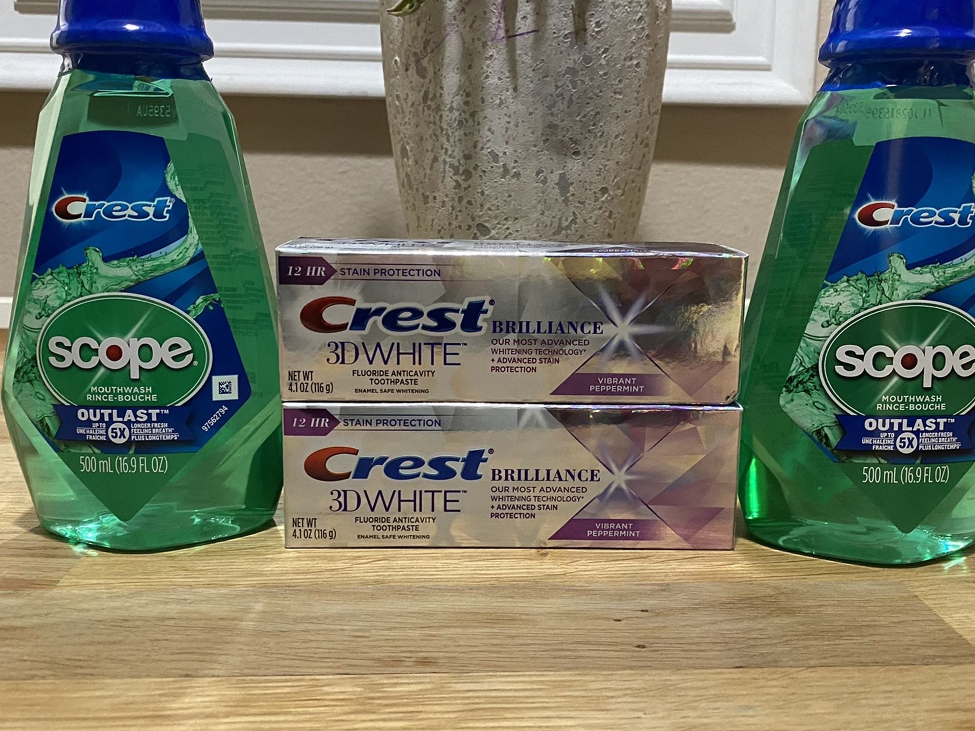 Crest Toothpaste 3D White Bundle