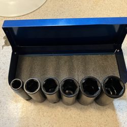 3/8 impact deep socket set(Missing 7/16” & 1/2”)