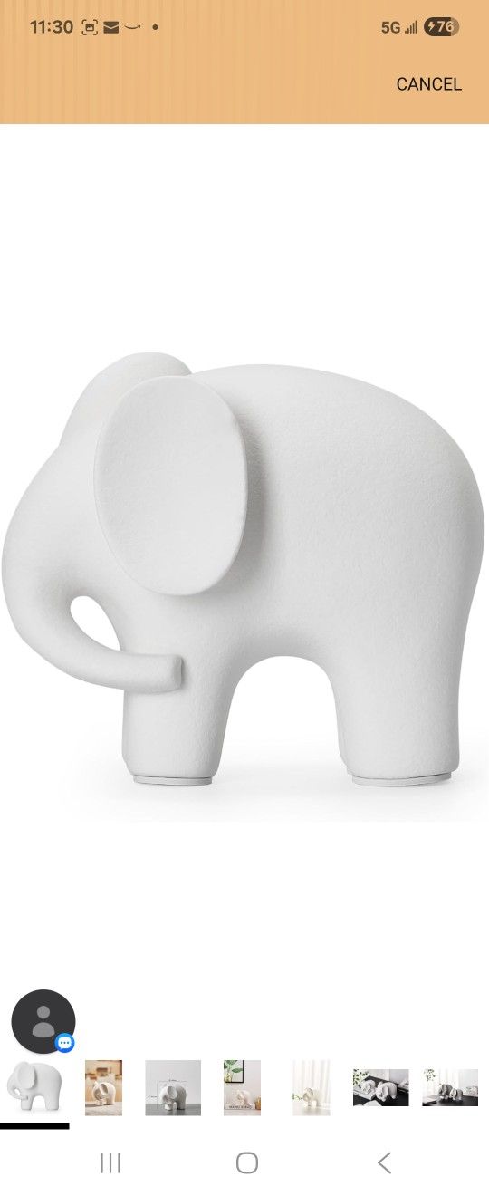 Ceramic Elephant 