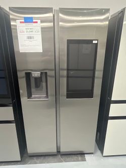 Samsung 36 in 26.7 cu ft Standard Depth Smart Side by Side Refrigerator